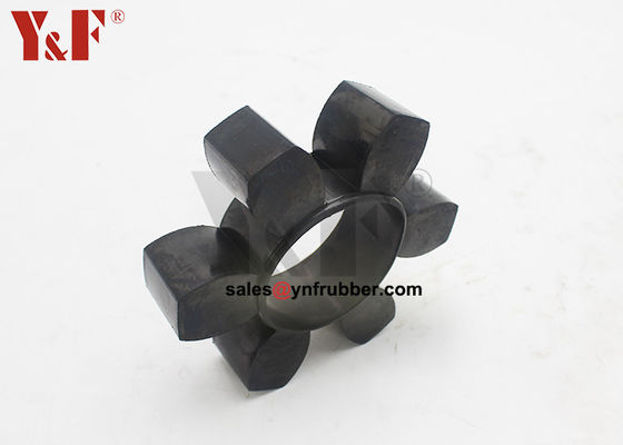 Couplings en caoutchouc flexible noir durable, plage de pression réglable cylindrique